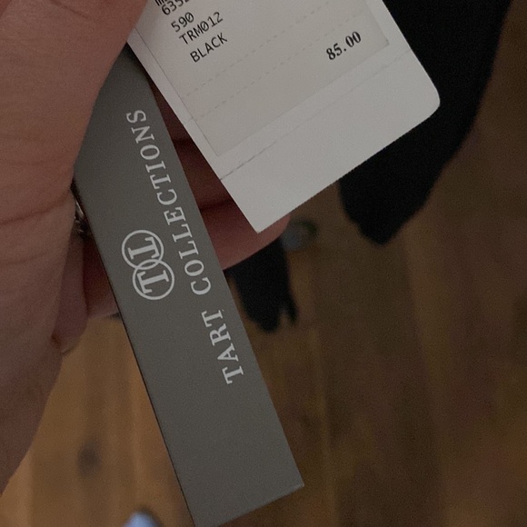 Tart collections black dress with tie waist. BNWT - Picture 5 of 8